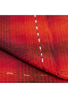 Tommy Hilfiger Шал Th Elevated Scarf Check AW0AW10845 Червен - Pepit.bg