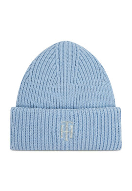 Tommy Hilfiger Шапка Th Elevated Beanie AW0AW10616 Син - Pepit.bg