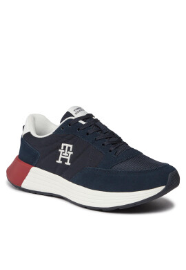 Tommy Hilfiger Сникърси Classic Elevated Runner Mix FM0FM04636 Син - Pepit.bg