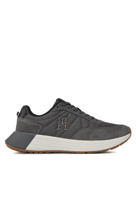 Tommy Hilfiger Сникърси Classic Elevated Runner Mix FM0FM04876 Сив - Pepit.bg