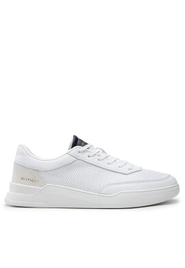Tommy Hilfiger Сникърси Elevated Cupsole Perf Lather FM0FM04145 Бял - Pepit.bg
