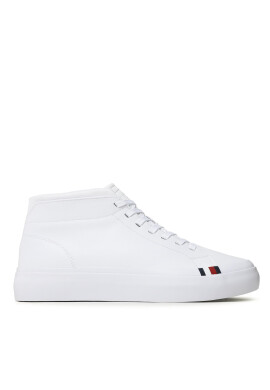 Tommy Hilfiger Сникърси Elevated Vulc Leather Mid FM0FM04419 Бял - Pepit.bg