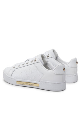 Tommy Hilfiger Сникърси Embossed Monogram Sneaker FW0FW06735 Бял - Pepit.bg