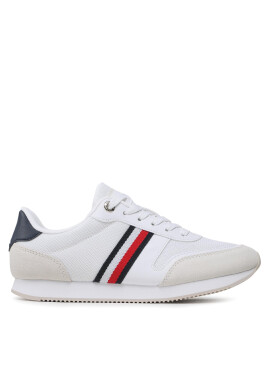 Tommy Hilfiger Сникърси Essential Stripes Runner FW0FW07382 Бял - Pepit.bg