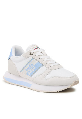 Tommy Hilfiger Сникърси Runner With Th Webbing FW0FW06948 Бял - Pepit.bg
