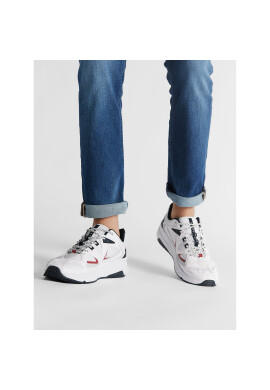 Tommy Hilfiger Сникърси Tech Runner Mix FM0FM04075 Бял - Pepit.bg