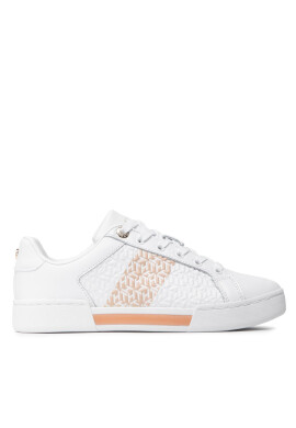 Tommy Hilfiger Сникърси Th Monogram Elevated Sneaker FW0FW06455 Бял - Pepit.bg