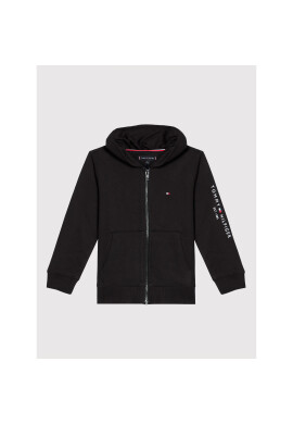 Tommy Hilfiger Суитшърт Essential Zip Through KB0KB06341 D Черен Regular Fit - Pepit.bg