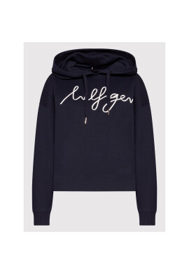 Tommy Hilfiger Суитшърт Script WW0WW34479 Тъмносин Relaxed Fit - Pepit.bg