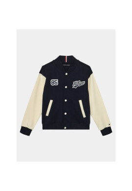 Tommy Hilfiger Суитшърт U Bomber Jacket KS0KS00541 Син Regular Fit - Pepit.bg