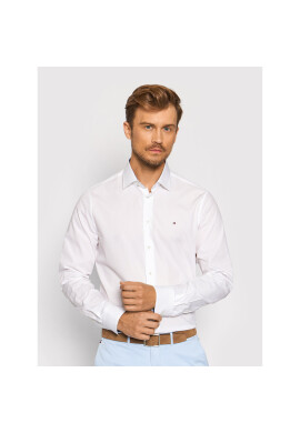 Tommy Hilfiger Tailored Риза Solid Poplin MW0MW19182 Бял Regular Fit - Pepit.bg