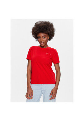Tommy Hilfiger Тишърт 1985 WW0WW37877 Червен Regular Fit - Pepit.bg