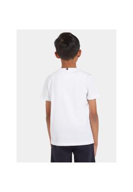 Tommy Hilfiger Тишърт Arched KB0KB08333 D Бял Regular Fit - Pepit.bg