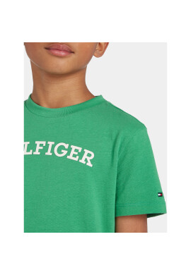 Tommy Hilfiger Тишърт Arched KB0KB08333 D Зелен Regular Fit - Pepit.bg