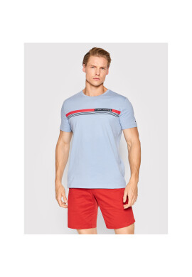 Tommy Hilfiger Тишърт Corp Chest Front Logo MW0MW24558 Син Regular Fit - Pepit.bg