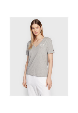 Tommy Hilfiger Тишърт Crest WW0WW37204 Сив Regular Fit - Pepit.bg
