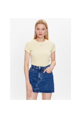 Tommy Hilfiger Тишърт DW0DW14876 Жълт Regular Fit - Pepit.bg