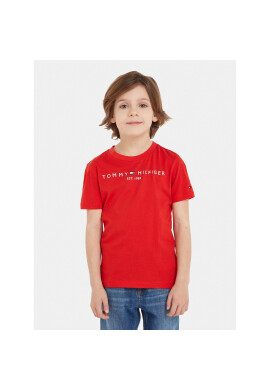 Tommy Hilfiger Тишърт Essential KS0KS00210 S Червен Regular Fit - Pepit.bg