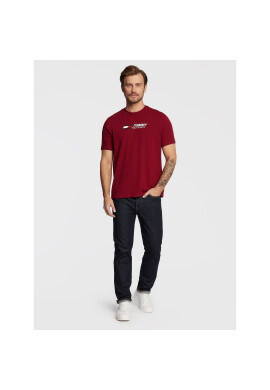 Tommy Hilfiger Тишърт Essentials MW0MW27933 Бордо Regular Fit - Pepit.bg