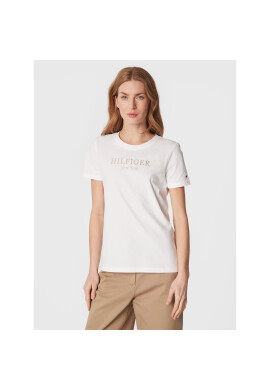 Tommy Hilfiger Тишърт Foil WW0WW37194 Бял Regular Fit - Pepit.bg