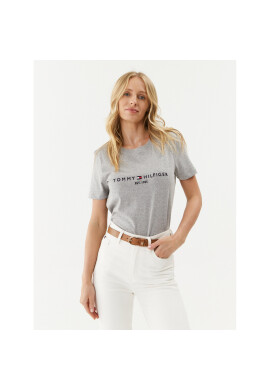 Tommy Hilfiger Тишърт Heritage WW0WW31999 Сив Regular Fit - Pepit.bg