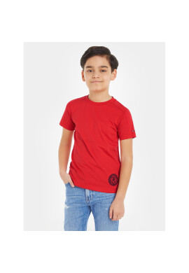 Tommy Hilfiger Тишърт KB0KB08544 Червен Regular Fit - Pepit.bg