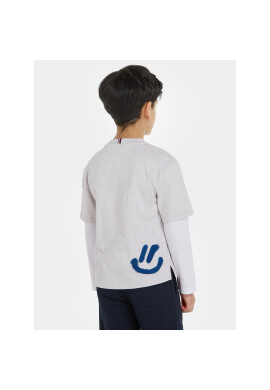 Tommy Hilfiger Тишърт KB0KB08545 Сив Regular Fit - Pepit.bg