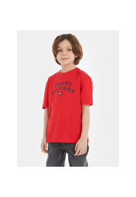 Tommy Hilfiger Тишърт KB0KB08548 S Червен Regular Fit - Pepit.bg