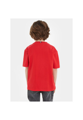Tommy Hilfiger Тишърт KB0KB08548 S Червен Regular Fit - Pepit.bg