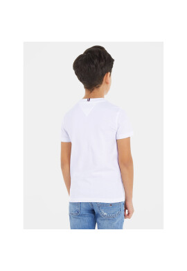 Tommy Hilfiger Тишърт KB0KB08626 M Бял Regular Fit - Pepit.bg