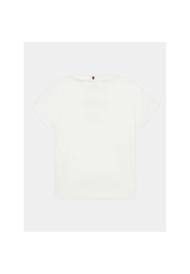 Tommy Hilfiger Тишърт KG0KG07263 D Бял Regular Fit - Pepit.bg