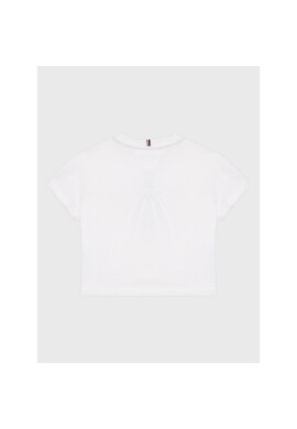 Tommy Hilfiger Тишърт KG0KG07437 D Бял Regular Fit - Pepit.bg