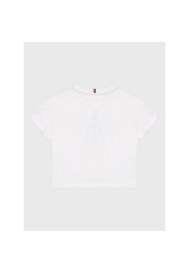 Tommy Hilfiger Тишърт KG0KG07437 M Бял Regular Fit - Pepit.bg