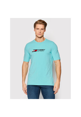 Tommy Hilfiger Тишърт Logo MW0MW21098 Син Regular Fit - Pepit.bg