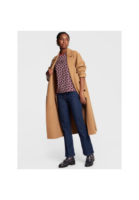 Tommy Hilfiger Тишърт Monogram WW0WW37436 Бордо Regular Fit - Pepit.bg
