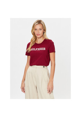 Tommy Hilfiger Тишърт Monotype WW0WW40057 Червен Regular Fit - Pepit.bg