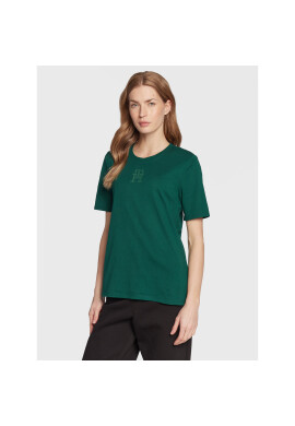 Tommy Hilfiger Тишърт S10S101576 Зелен Regular Fit - Pepit.bg