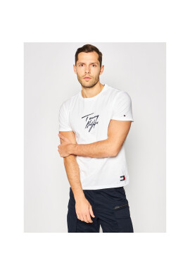 Tommy Hilfiger Тишърт Ss Logo UM0UM01787 Бял Regular Fit - Pepit.bg
