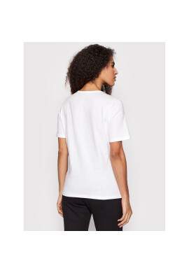 Tommy Hilfiger Тишърт Text Emb WW0WW34269 Бял Regular Fit - Pepit.bg