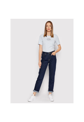 Tommy Hilfiger Тишърт Text Print WW0WW32421 Син Regular Fit - Pepit.bg
