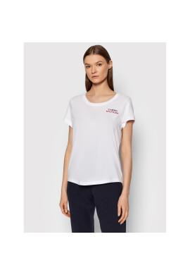 Tommy Hilfiger Тишърт UW0UW03241 Бял Regular Fit - Pepit.bg