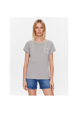 Tommy Hilfiger Тишърт UW0UW04525 Сив Regular Fit - Pepit.bg