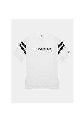 Tommy Hilfiger Тишърт Varsity KB0KB08678 D Бял Regular Fit - Pepit.bg