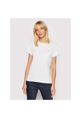 Tommy Hilfiger Тишърт WW0WW22043 Бял Regular Fit - Pepit.bg