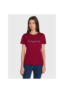 Tommy Hilfiger Тишърт WW0WW28681 Розов Regular Fit - Pepit.bg