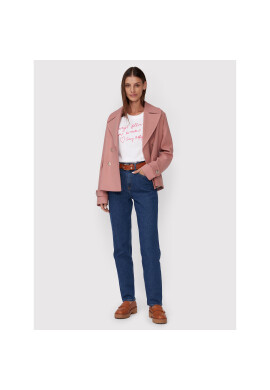 Tommy Hilfiger Тишърт WW0WW35607 Бял Regular Fit - Pepit.bg