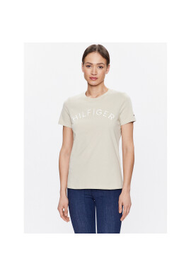 Tommy Hilfiger Тишърт WW0WW37864 Бежов Regular Fit - Pepit.bg