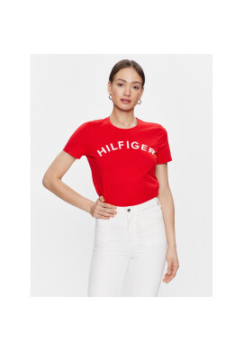 Tommy Hilfiger Тишърт WW0WW37864 Червен Regular Fit - Pepit.bg