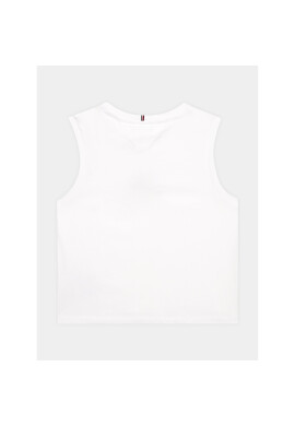 Tommy Hilfiger топ KG0KG07262 D Бял Regular Fit - Pepit.bg