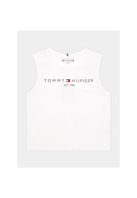 Tommy Hilfiger топ KG0KG07262 M Бял Regular Fit - Pepit.bg